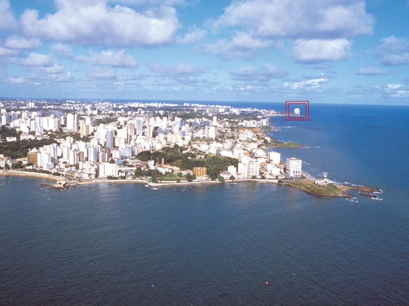 Pestana Bahia Hotel appears here surrounded by a red rectangle